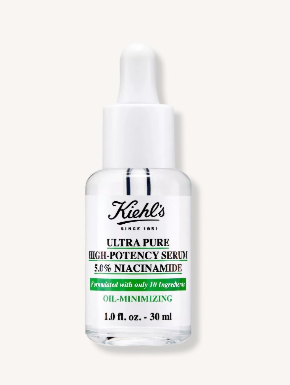 Kiehl's Ultra Pure High Potency, Serum. 5.0% Niacinamide - Oil Minimizing